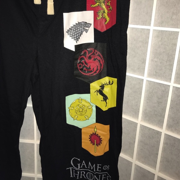 Game of thrones by HBO black pajama pants - Large - Picture 4 of 7